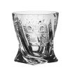 Bohemia Crystal broušené sklenice na whisky Quadro, 2 ks. brus Klasik