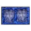 Bohemia Crystal broušené sklenice na whisky Quadro, 2 ks. brus Klasik