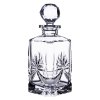 Broušená karafa na whisky - Bohemia Crystal brus Mašle