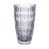 Bohemia Crystal broušená váza český křišťál - 230mm bohatý brus Klasik