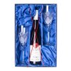 Dárková sada na víno s 2 broušenými sklenicemi 260ml brus Paříž