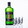 Becherovka v dárkovém balení 0,5l + 3ks. broušených sklenic brus Mašle 50ml