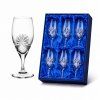 Bohemia Crystal sada 6 broušených sklenic na pivo - 420ml brus Mašle