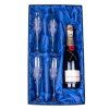 Bohemia Crystal dárková sada šampaňské a sklenice