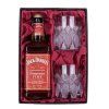 Dárková souprava whisky Jack Daniel's Fire 0.7l + 2ks. broušených sklenic brus Paříž