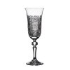 Broušené sklenice na šampaňské-flétny Bohemia Crystal Laura. 6 ks. brus Klasik.
