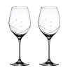 Sklenice na bílé víno přátelská souprava Kathe - 2 ks Swarovski
