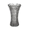 Broušená skleněná váza Bohemia Crystal - X 80029/205mm. Bohatý brus Klasik.
