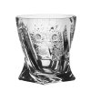 Bohemia Crystal broušené sklenice na whisky Quadro, 6 ks. brus Klasik.