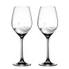 Sklenice na bílé víno přátelská souprava Lunar - 2 ks. Swarovski