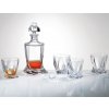 Whisky set Bohemia Crystal Quadro karafa + 6 sklenic na whisky
