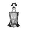 Broušený whisky set Bohemia Crystal Quadro. Karafa + 6 sklenic, brus Klasik.