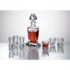Bohemia Crystal likér set Quadro, karafa + 6 sklenic, likérky 55ml
