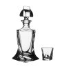 Bohemia Crystal likér set Quadro, karafa + 6 sklenic, likérky 55ml