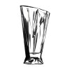 Luxusní skleněná váza Angle 360 mm