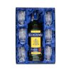 Becher set, Becherovka 0,7l a 6ks. broušených skleniček