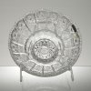 Bohemia Crystal skleněná mísa šál 60552/255mm. Bohatý brus Klasik.