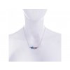 Stříbrný náhrdelník Penna s českým křišťálem a kubickou zirkonií Preciosa 6103 29