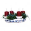 Svícen adventní (4 svíčky) - bez svíček a dekorace, cibulový porcelán 10918