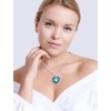 300 5 strasovy nahrdelnik necklace srdce s ceskym kristalem preciosa bermuda blue
