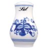 Slánka sypací s nápisem Sůl - cibulový porcelán 10114 II. j.