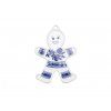 vánoční ozdoba perníček cibulový porcelán