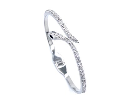 Stainless steel snake bracelet