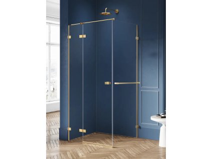 Avexa GOLD Brushed Szögletes Kabin Törölközötartós BAL