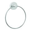 Törölközőtartó - kerek  Rozsdamentes acél és műanyag (ABS)