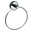 Törölközőtartó - kerek  Rozsdamentes acél és műanyag (ABS)