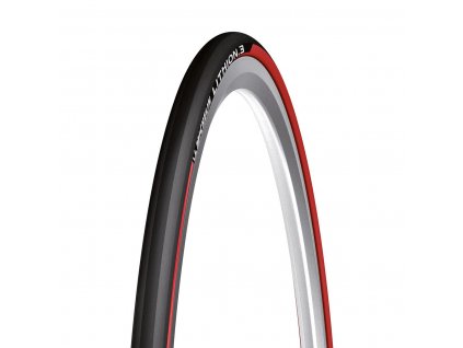 Plášt Michelin Lithion3 skládací 28" 700x25 25-622 cervená