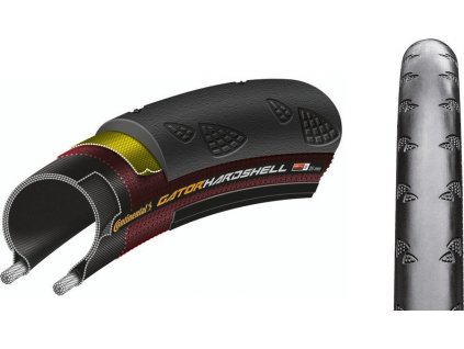 Plášt Conti Gator Hardshell 28" 700x25 C 25-622 čierna DuraSkin