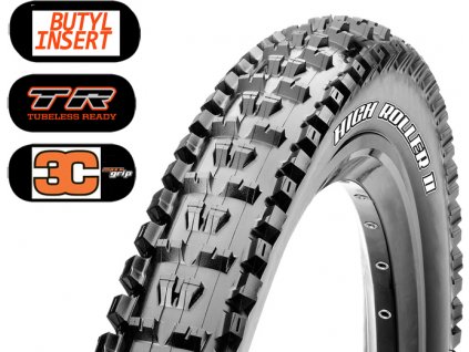 Plášť MAXXIS High Roller II 27.5x2.40 kevlar DH TR 3C Maxx Grip