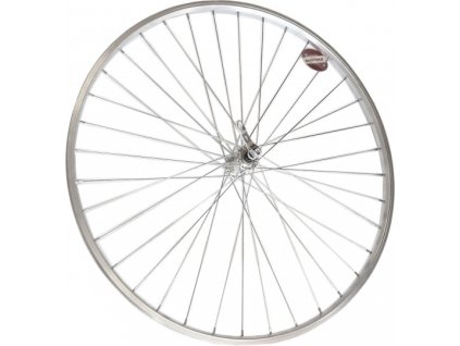 kolo zapletené 26"  559-21 přední RU 36 děr stříbrné Union/CnSpoke