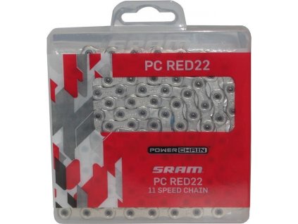 Retez Sram PC Red22 HollowPin 115 clánku 11-st + Power-Lock