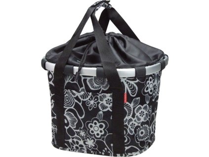 Brašna Reisenthel  Bikebasket fleur čierna, 35x28x26cm, KLICKfix