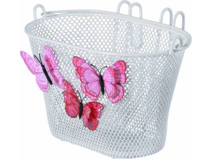 koš BASIL Jasmin Basket Butterfly bílý