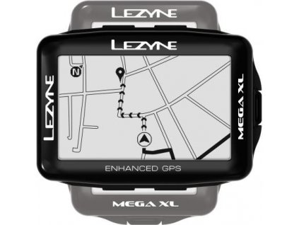 LEZYNE Cyklonavigácia MEGA XL GPS čierna