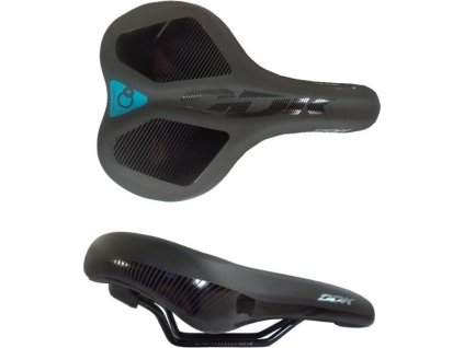 sedlo DDK DD123MF 266x192mm Memory černo-modré