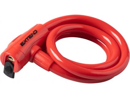 Zámok na bicykel Extend COMPANION 12*1200mm, red