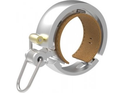 zvonek Knog Oi Bell LUXE stříbrný velký