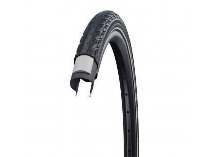 Plášt Schwalbe Delta Cruiser Plus HS431 24x1 3/8"37-540 crná-Reflex TSkin PG SBC