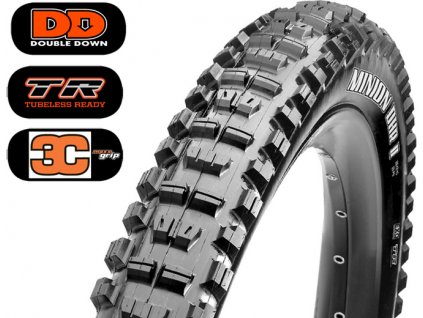 Plášť MAXXIS Minion DHR II 27.5 x 2.40 WT kevlar DD TR 120 TPI 3C Maxx Terra