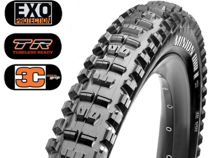 Plášť MAXXIS Minion DHR II 29 x 2.40 WT kevlar EXO TR 3C Maxx Grip