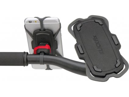 Držiak mobilu KLICKfixQuadMini šedá/čierna,s Quad Mini adaptérom