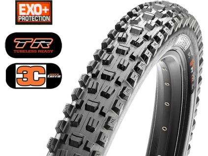 Plášť MAXXIS Assegai 29 x 2.60 WT kevlar EXO+ TR 120 TPI 3C Maxx Terra