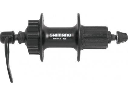 Náboj.kotouc.brzd.z.kolo Shimano FHM475 135mm,32 der,cerná,8/9-f.,6-der