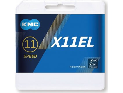 Retez KMC X11EL Ti-N zlatá 1/2" x 11/128", 118 clánku,5,65mm,11-st.