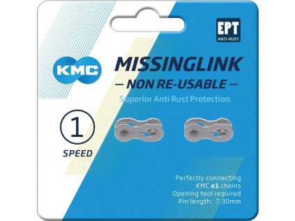 Missinglink KMC e1NR EPT silber 2 ks, 1/2" x 3/32", úzký, pro KMC e1