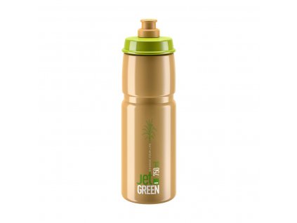 Láhev Elite Jet Green 750ml, zelená/hnedá